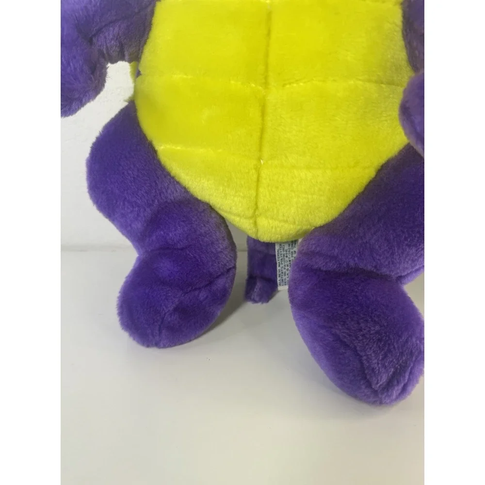 BJ Toy Company Vintage Purple Turtle Plush Toy